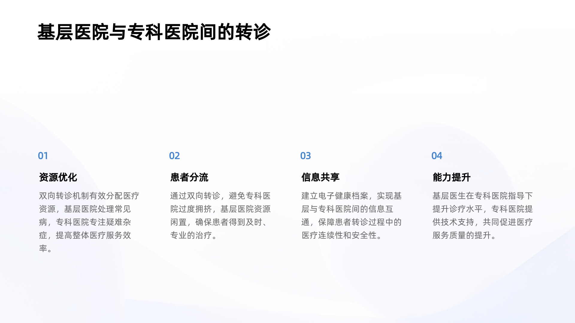 双向转诊应用